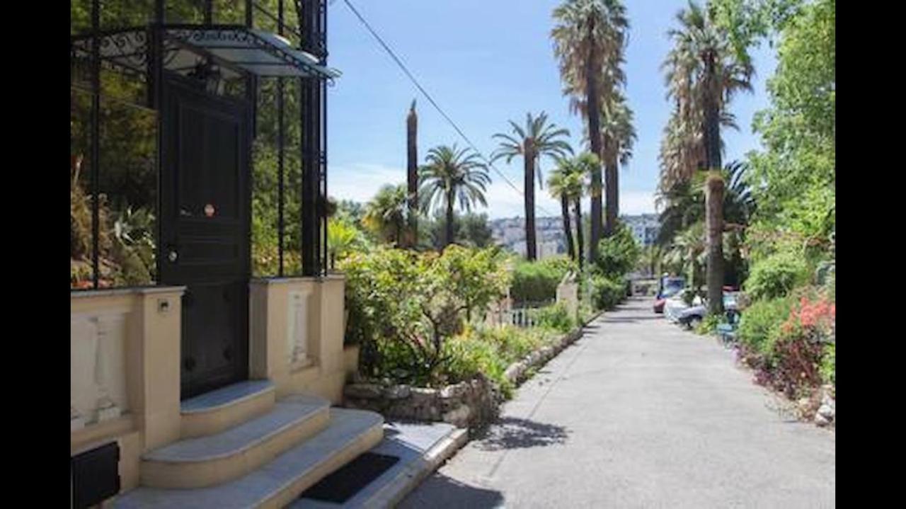 Villa Laetitia - Appt De Charme Avec Parking - Nice Nord エクステリア 写真