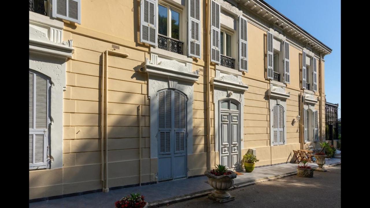 Villa Laetitia - Appt De Charme Avec Parking - Nice Nord エクステリア 写真